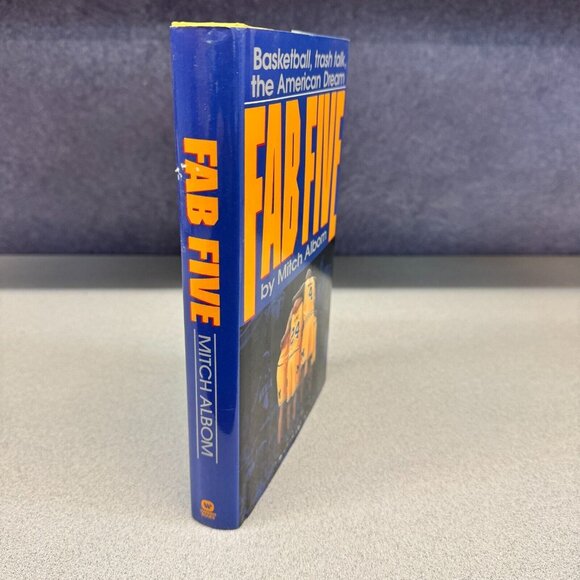 Fab Five Book by Mitch Albom Signed 1st Edition First Printing Hardcover 1993 - Picture 8 of 14